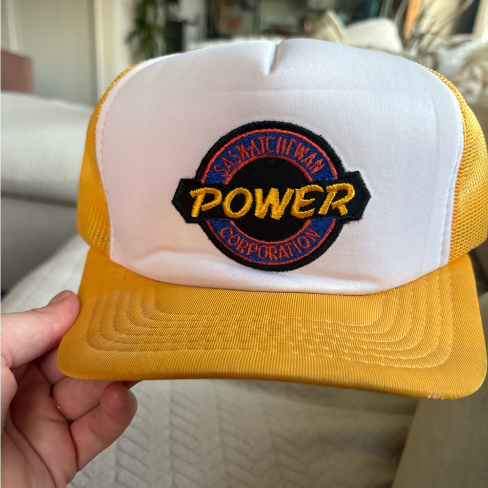 Vintage Sask Power Trucker Hat